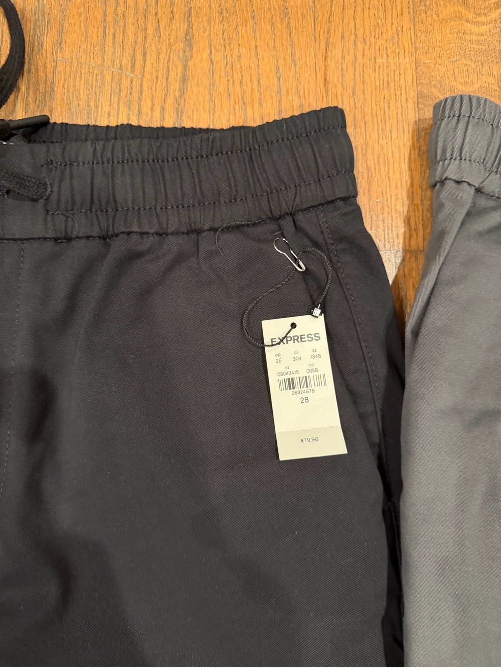 Express Men's Jogger Sweatpants Set - Black & Gray - Picture 2 of 4